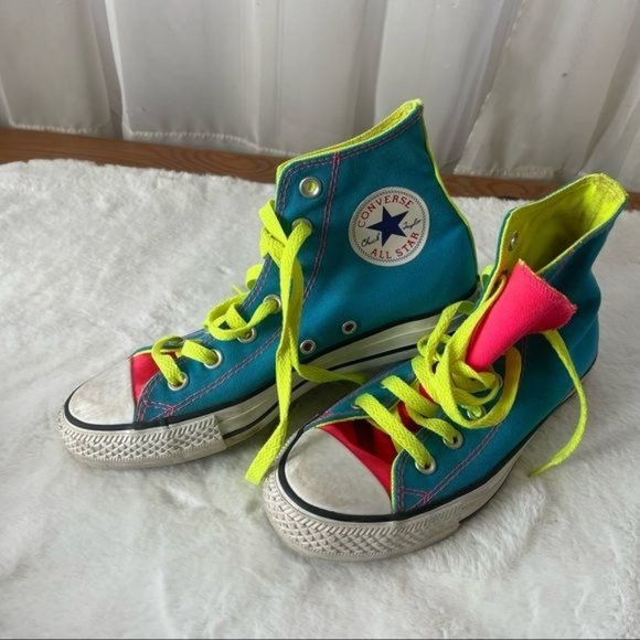 Converse Other - Converse high top neon all stars size 4.5
